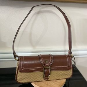 ISAAC MIZRAHI Leather Small Shoulder Handbag